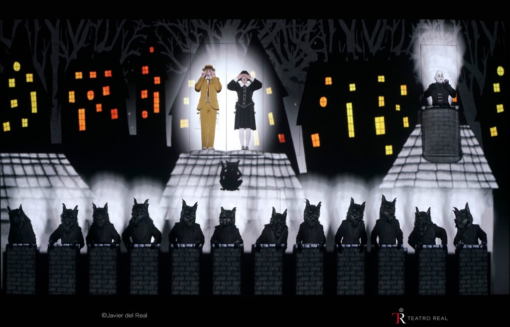 Andreas Wolf (Papageno), Anett Fritsch (Pamina) y Mikeldi Atxalandabaso (Monostatos) | Javier del Real